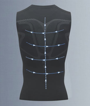 Heren Sneldrogende Ademende Tanktop - Mouwloos Sportshirt voor Fitness & Zomer Basislaag