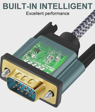 HDMI naar VGA Kabel - Aluminium, Nylon Gevlochten, Vergulde Connectoren - 1080P
