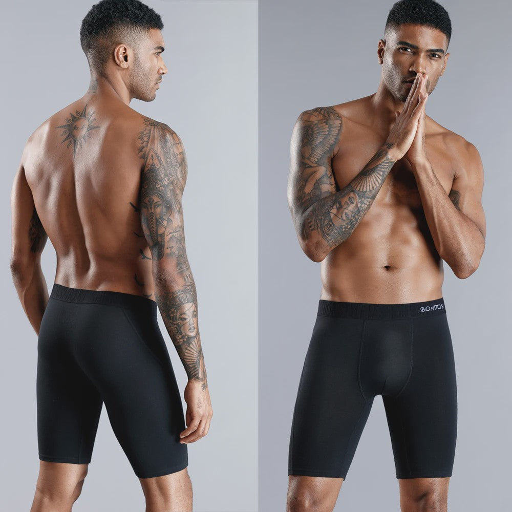 Set van 3 Heren Long Boxershorts - Comfortabel Katoen