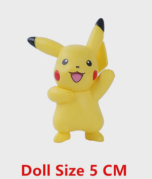 Pokemon Actiefiguren Set (4-9 cm) - Pikachu, Gengar, Eevee & meer - Cadeau & Verzamelen