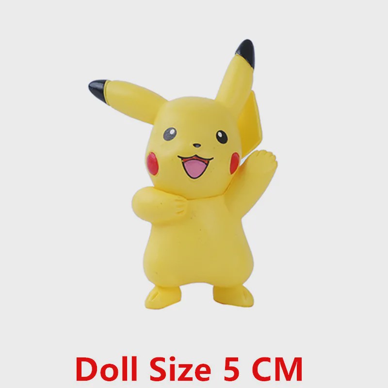 Pokemon Actiefiguren Set (4-9 cm) - Pikachu, Gengar, Eevee & meer - Cadeau & Verzamelen