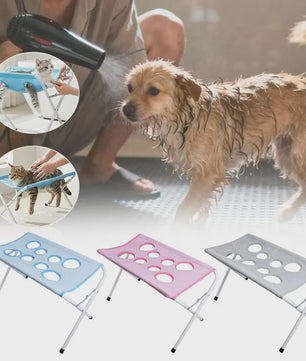 Opvouwbare Huisdier Badmat & Trimmatafel voor Katten en Kleine Honden - Ademend Mesh