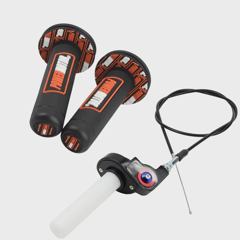 Universele Motor Gashendel Set met Kabel - 22mm Handvatten