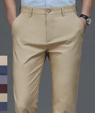 Herfst/Lente Heren Stretch Pantalon - Smart Casual & Office Broek - Sneldrogend