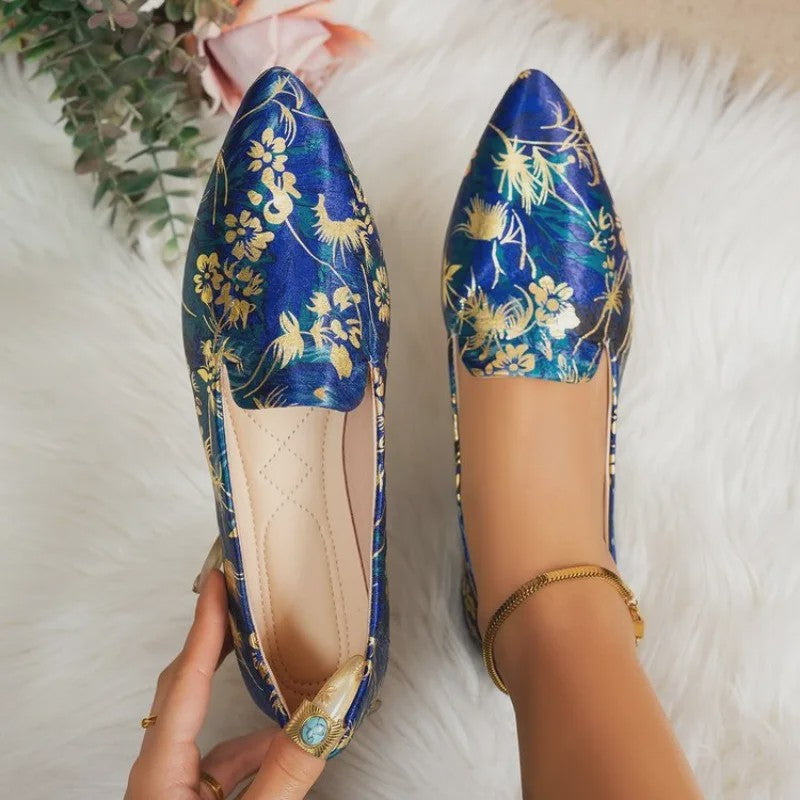 Comfortabele Dames Loafers met Puntige Neus - Stijlvolle Flats voor Dagelijks Gebruik