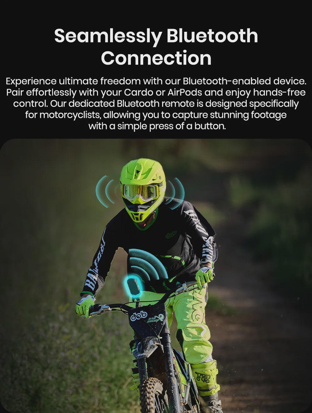 FOSSIBOT FC360 8K Actiecamera met IP68 Waterdichtheid en Invisible Selfie Stick
