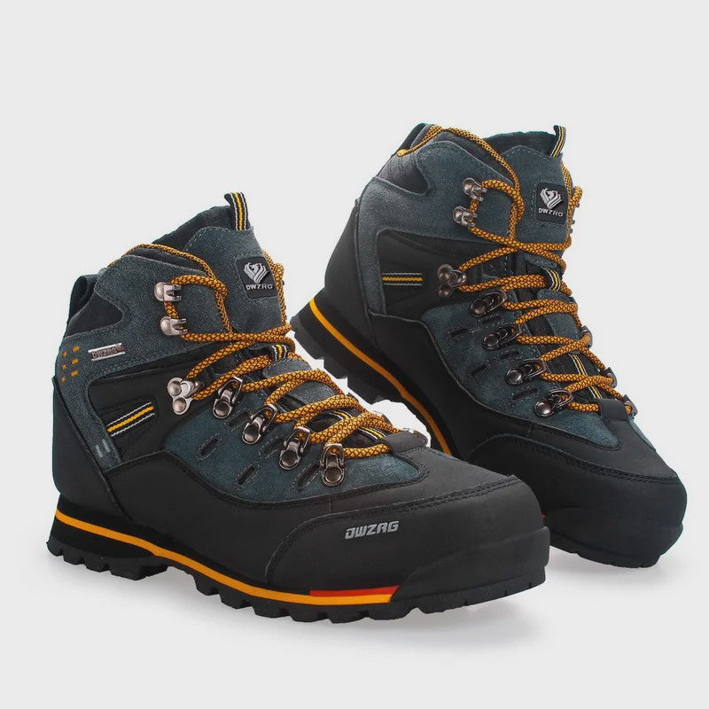 HIKEUP Heren Winter Wandelschoenen Hoge Top Waterdicht Anti-Koud Sneeuwlaarzen