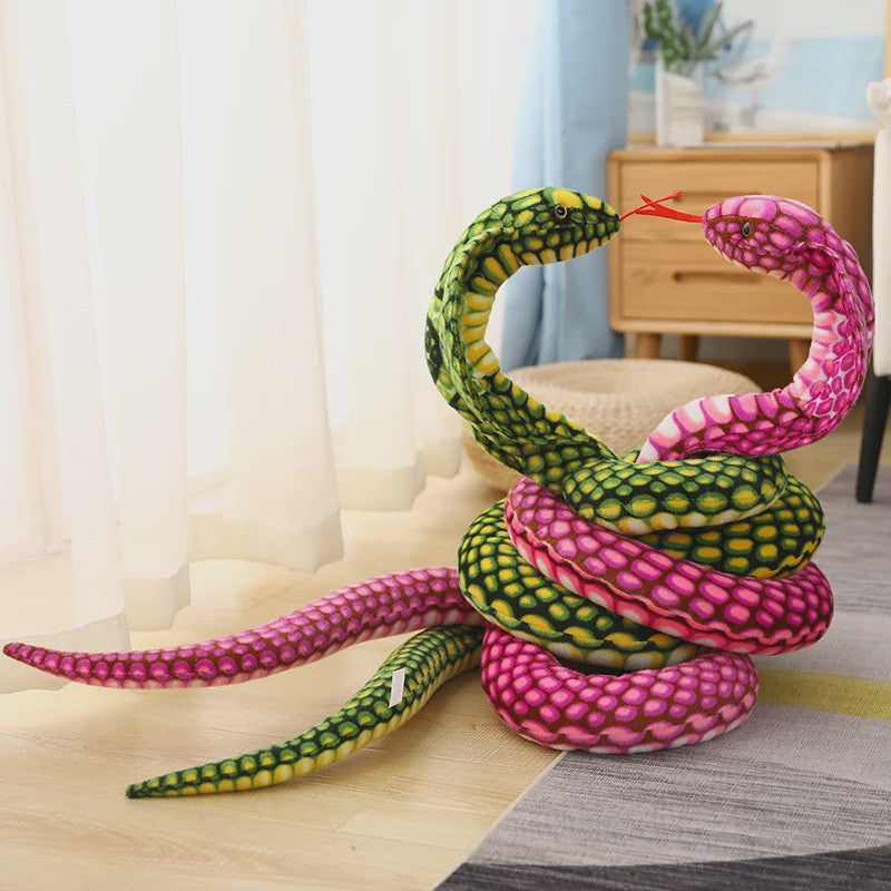 Pluche Cobra Slang Knuffel - Verkrijgbaar in 80, 170 & 240cm