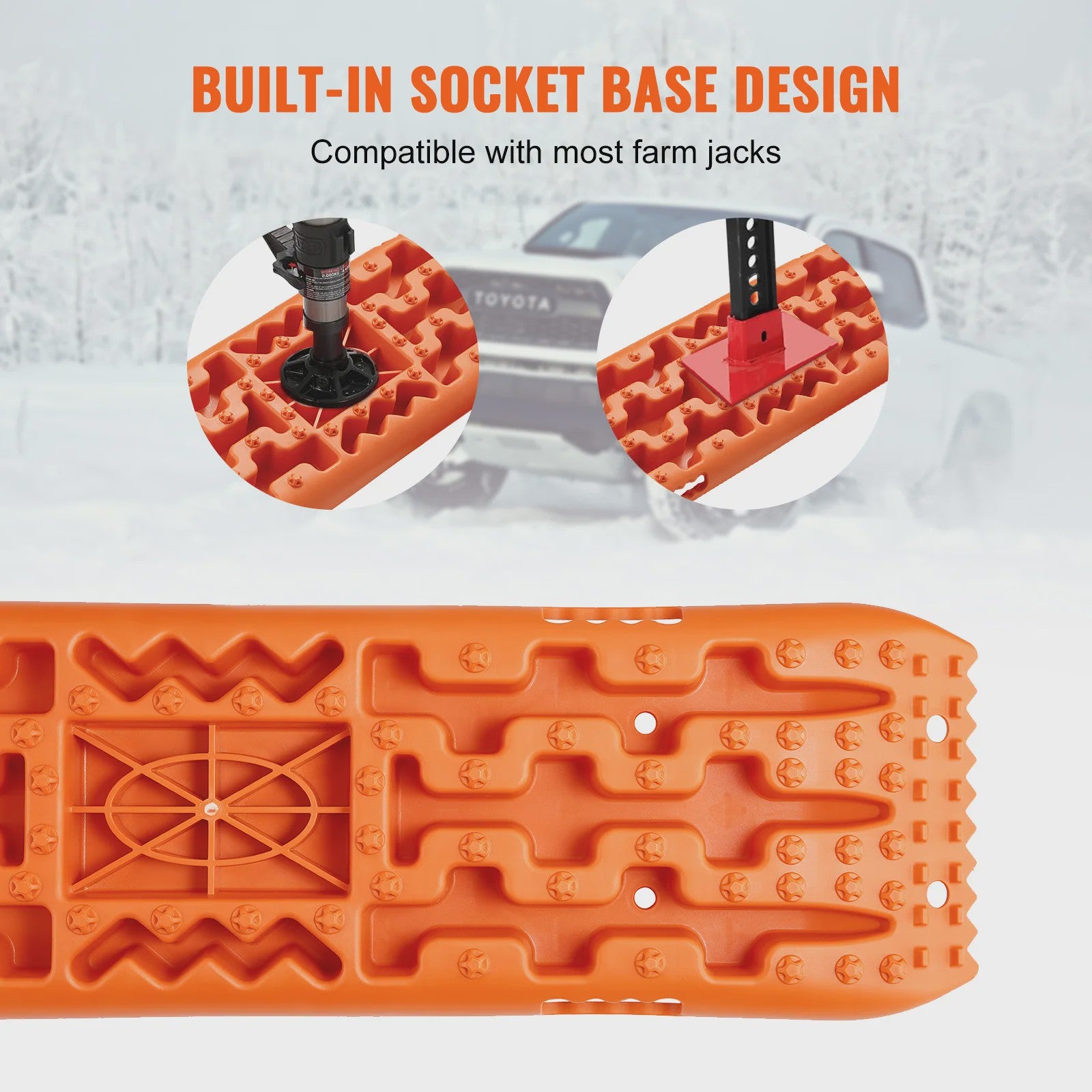10 Ton Traction Boards (2 stuks) - Off-road Banden Herstelmatten voor SUV, Jeep, Camper