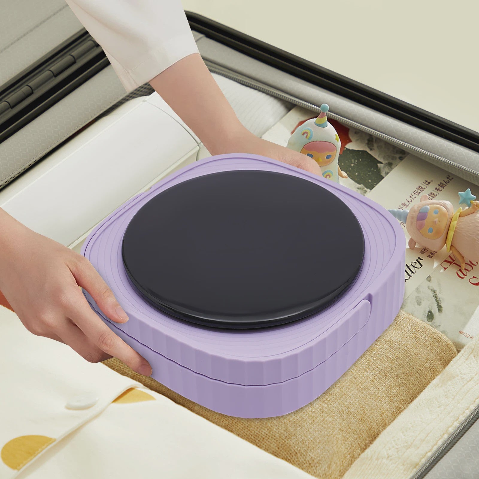 Opvouwbare Mini Wasmachine - Draagbare Compacte Washer met 3 standen voor Ondergoed, Babykleding & Reizen