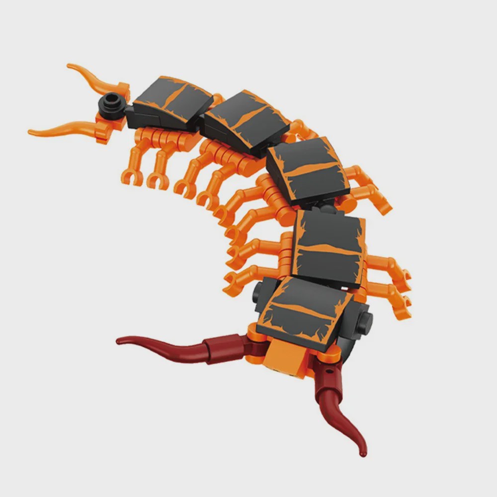 Bouwblokken Insecten Set: Vlinder, Bij, Mier, Sprinkhaan & Meer - Educatief Speelgoed voor Kinderen