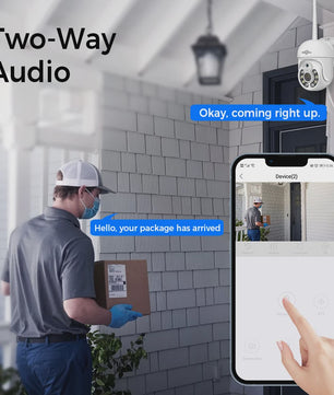 Hiseeu Draadloze Beveiligingscamera Kit met 10.1" Monitor - 3/5MP Outdoor IP Camera Systeem