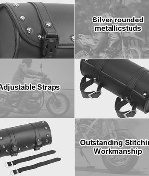 Universele Motor Fork Bag - Waterdichte Lederen Opbergtas voor Gereedschap