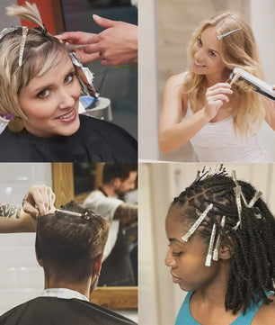 Professionele Haarclips Set - Metalen Kappers Clips voor Styling & Sectie