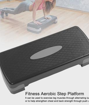 Verstelbaar Aerobic Step Platform - Ideaal voor Thuisgym, Kantoor & Diverse Workouts