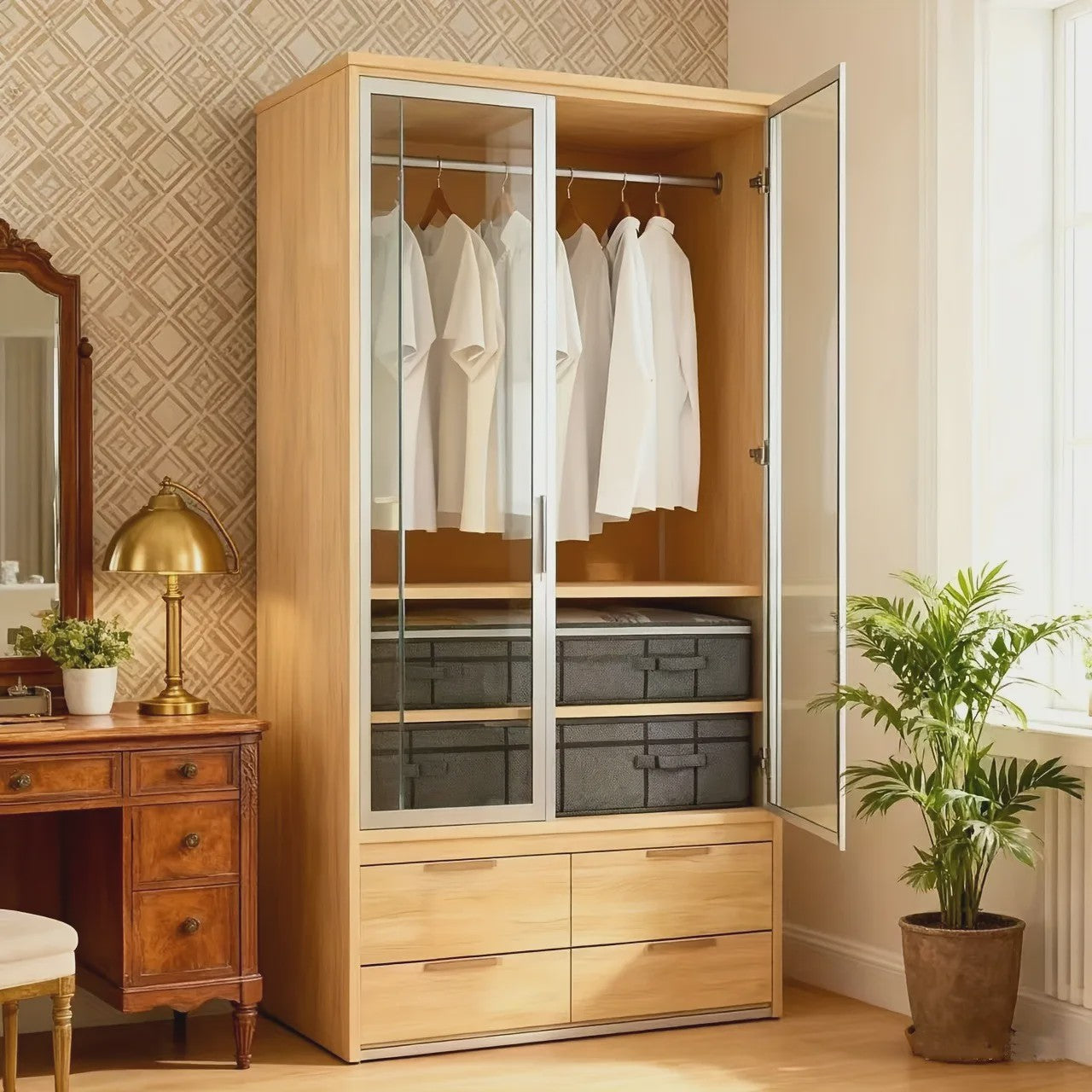 Opvouwbare Opbergbox Onder het Bed - Ruime Non-Woven Organizer voor Kleding & Dekens