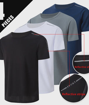 Heren Sneldrogend T-shirt - Comfortabel & Sportief - Meerdere Kleuren & Grote Maten