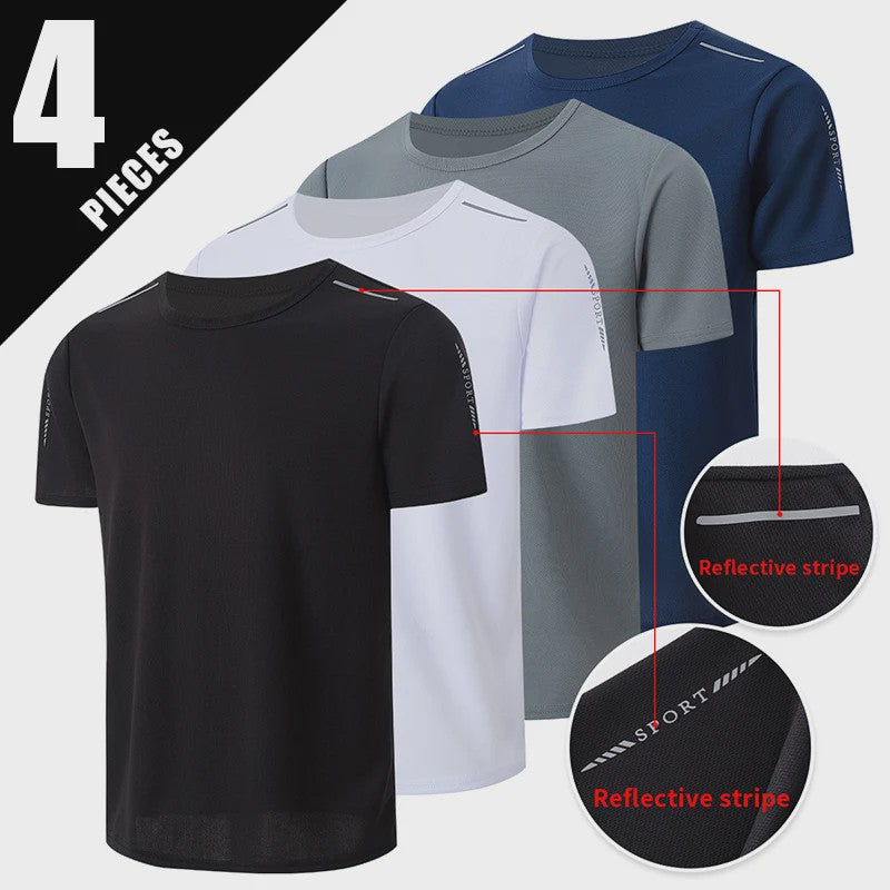 Heren Sneldrogend T-shirt - Comfortabel & Sportief - Meerdere Kleuren & Grote Maten