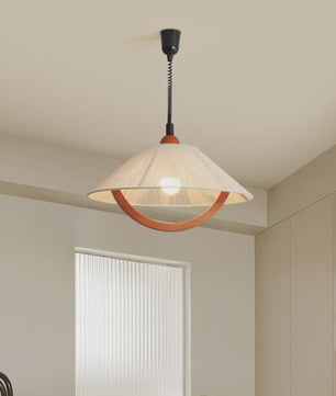 Wabi Sabi Houten Hanglamp - Retro Stijl Verlichting voor Woonkamer, Eetkamer & Slaapkamer