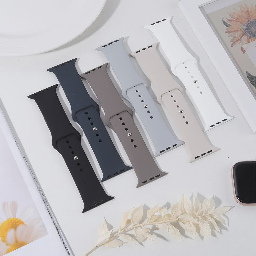 Sport Siliconen Bandje voor Apple Watch 38-49mm - Serie 1 t/m 11, SE, Ultra
