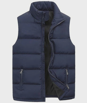 Herfst Winter Heren Bodywarmer - Warm & Waterdicht Vest met Opstaande Kraag