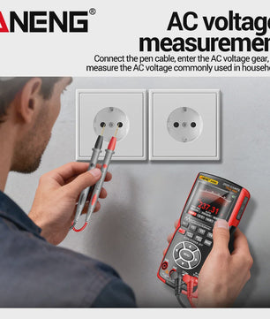 ANENG AOS03 Digitale Oscilloscope Multimeter met Signaalgenerator - 50MHz Dual Channel Tester