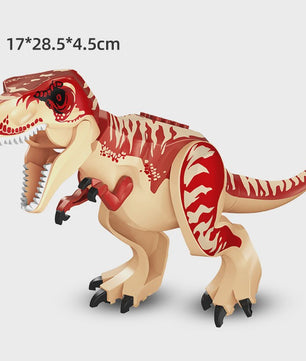 Grote Bouwblok Dinosaurus Speelgoed - Indominus Rex & Tyrannosaurus Rex Modellen