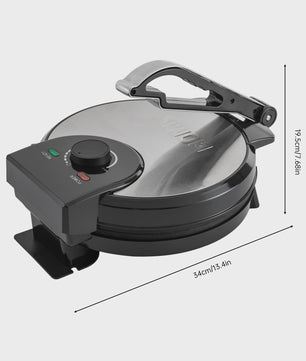 Elektrische Roti & Tortilla Maker - 1200W, Dubbelzijdig Verwarmen, Anti-aanbaklaag