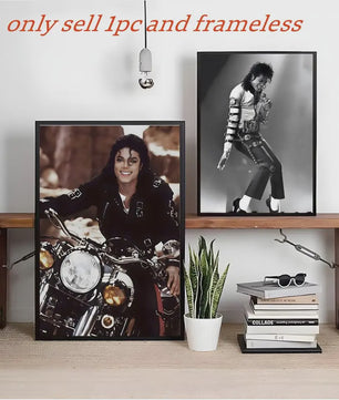 Iconische Michael Jackson Poster - Retro Muziek Kunst Decoratie