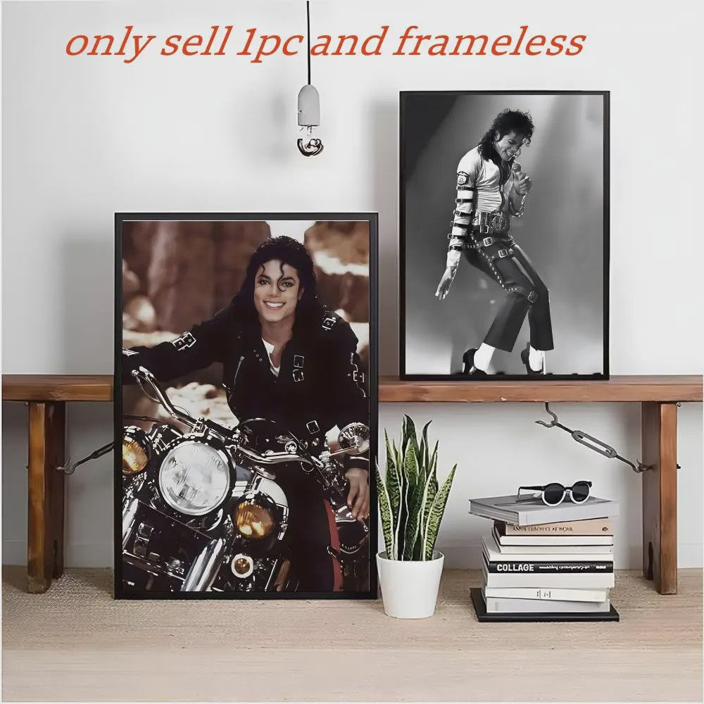 Iconische Michael Jackson Poster - Retro Muziek Kunst Decoratie