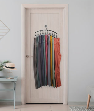 Ruimtebesparende Hanger voor Yogabroeken met 10 Clips - Organiseer je Leggings en Broeken