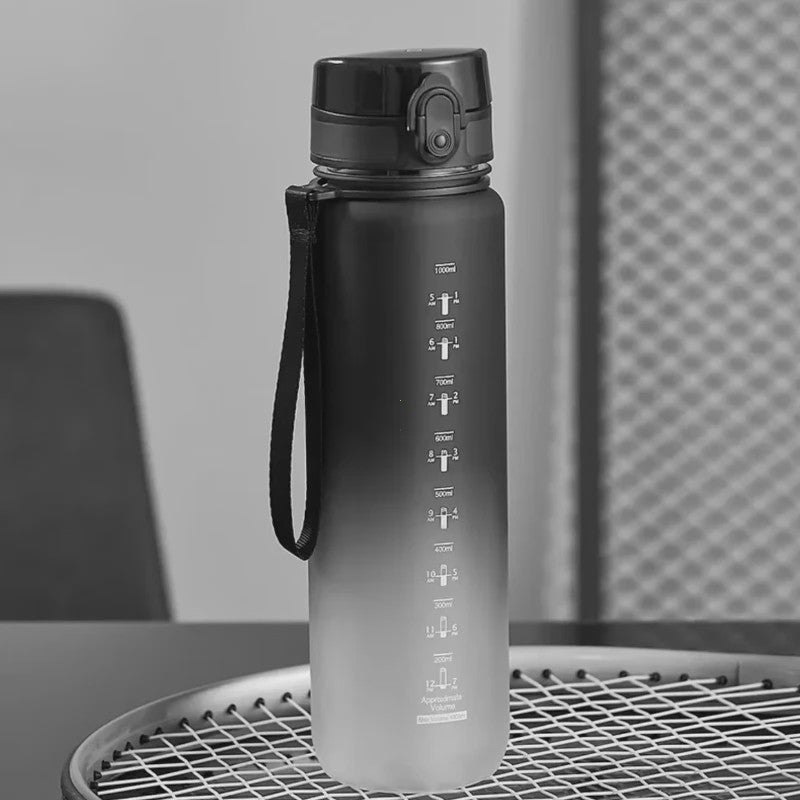 Grote Sport Waterfles 1 Liter - Draagbaar & Ideaal voor Fitness en Reizen