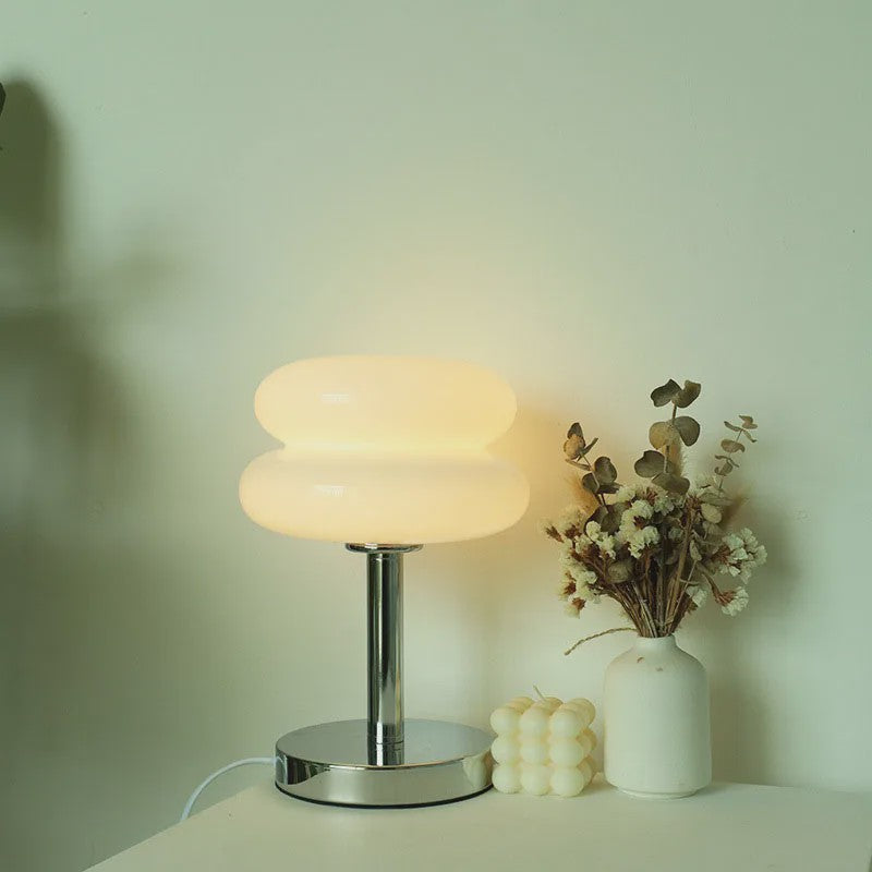 Macaron Glazen Tafellamp - Sfeervolle Verlichting met Trichromatische Dimming