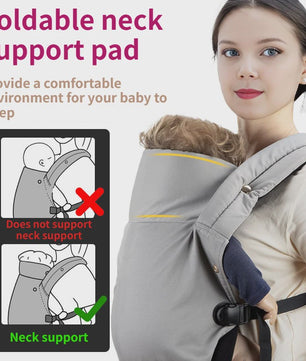 Verstelbare Baby Draagzak met Lendesteun en Ademende Heupzitting - Comfortabel Dragen & Reizen
