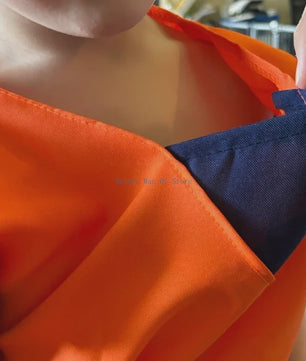 Son Goku Kinderkostuum met Pruik en Staart - Anime Cosplay Feestkostuum