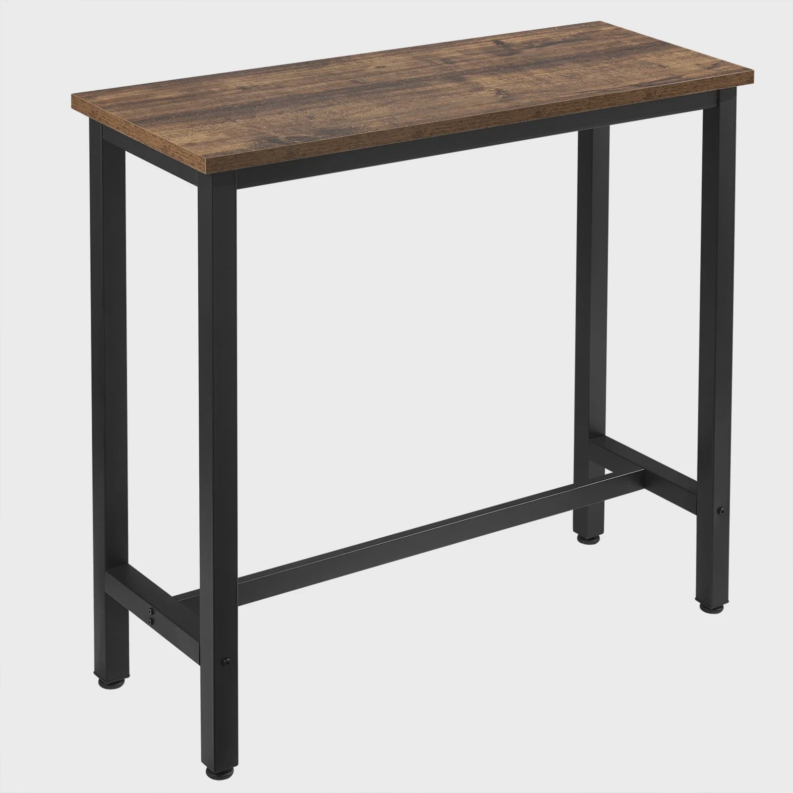 WOLTU Bartafel 100x40x100cm - Stijlvolle Bistro Cocktail Eettafel met Vintage Houtlook
