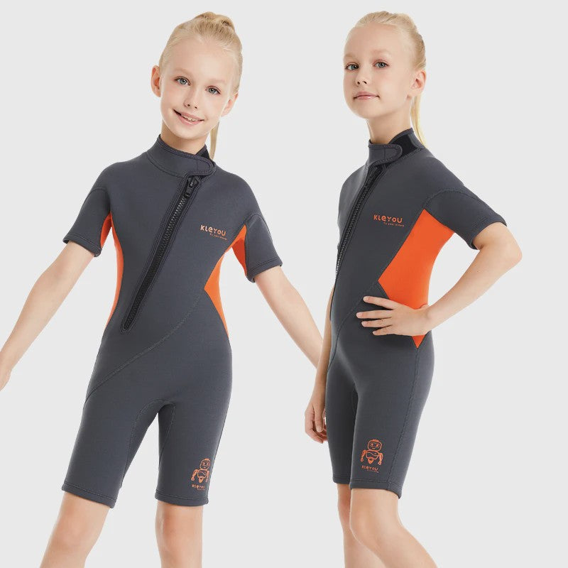 2mm Kinder Wetsuit Shorty voor Jongens & Meisjes - Neopreen Zwempak voor Strand & Watersport