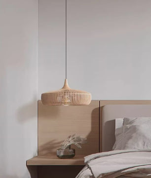 Wabi-Sabi Houten Hanglamp LED - Vintage Minimalistisch Design