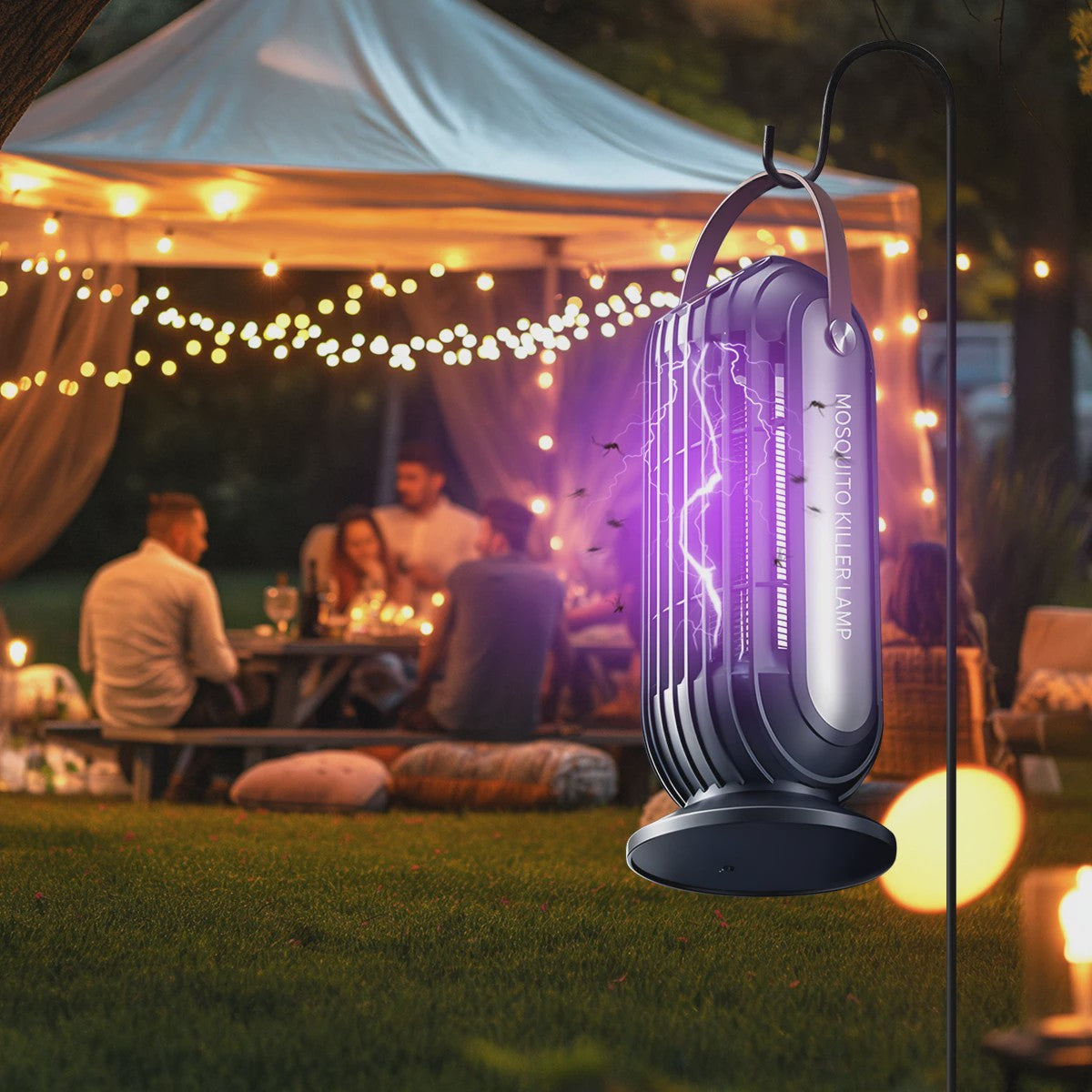 Oplaadbare Muggenlamp 4000mAh - 2-in-1 Insectendoder & Nachtlampje