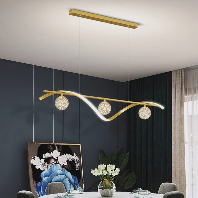 Moderne LED Plafondlamp met Dimfunctie - Stijlvolle Verlichting voor Eettafel & Keuken