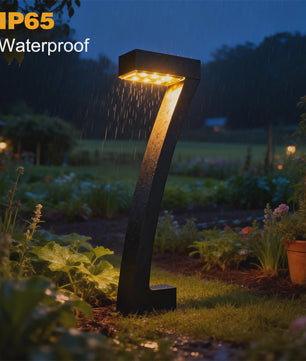 Moderne Solar Tuinverlichting 7-Vorm - Waterdicht IP65 - Automatisch AAN/UIT