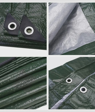 Waterdichte Tarp - Diverse Maten (3x3m tot 5x4m) voor Camping, Tuin & Outdoor Bescherming
