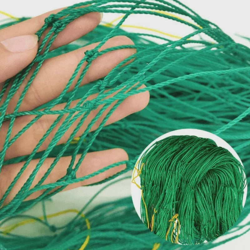 Stevig Klimnet voor Planten & Pergola's - Polyester Tuinnet met Vierkante Mallas