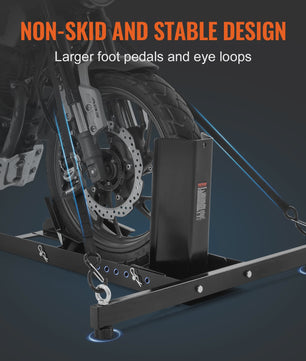 Motorfiets Wielklem Staand - Heavy-Duty Staal - 1800 lbs Capaciteit