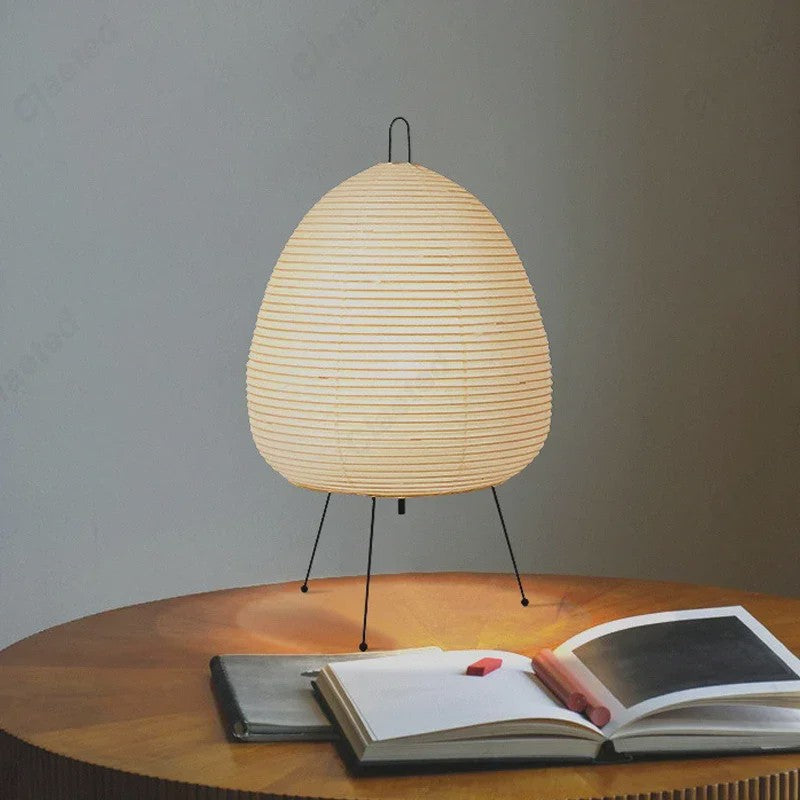 Akari Noguchi Stijl Tafellamp - Japanse Rijstpapier Lamp met Statief