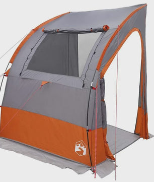 Grijze en Oranje Achterkleptent - 194 x 180 x 210 cm Taffeta