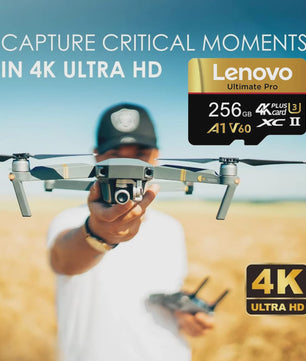 Lenovo Ultimate Pro Micro SDXC Kaart - 512GB, 4K UHD, V60, A1, Hoge Snelheid