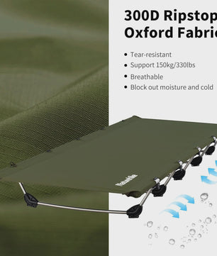 Naturehike Opklapbaar Campingbed - Draagbaar en Comfortabel voor Outdoor Avonturen (190x65cm)