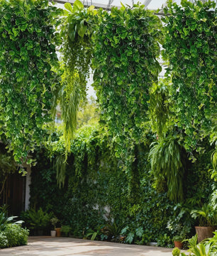 Set van 4 Kunstplanten Eucalyptus - Hangplanten met UV-bestendigheid voor Buiten & Binnen Decoratie