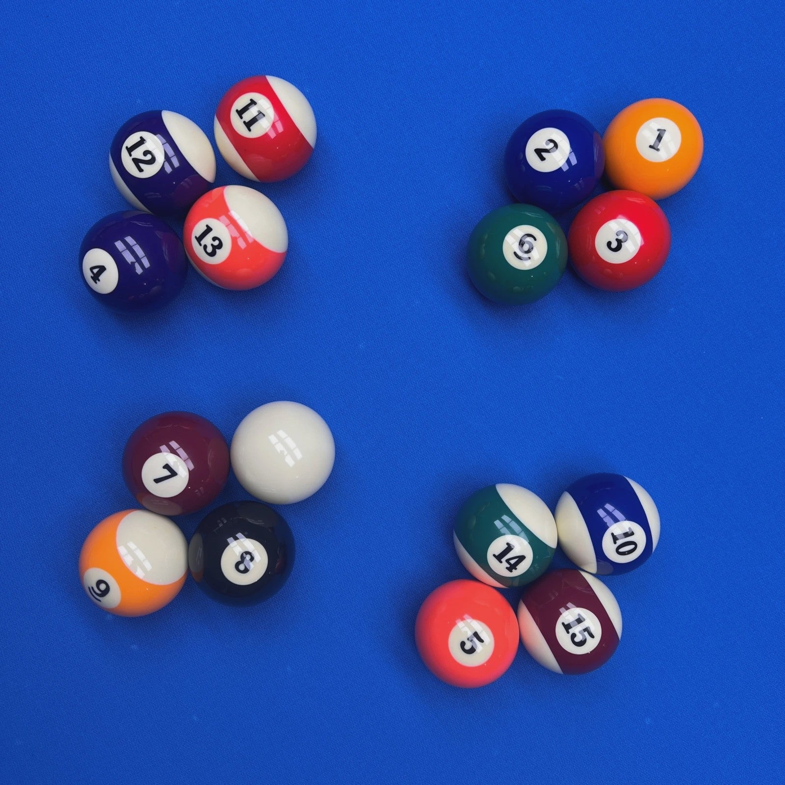 Professionele Billiart Ballen Set - 16 Stuks, 57mm Standaard Maat voor Pooltafel Spelletjes